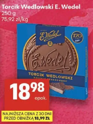 Torcik Wedlowski promocja w Delikatesy Centrum