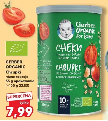 Chrupki Gerber Organic promocja w Kaufland