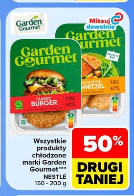 Produkty chłodzone marki Garden Gourmet promocja w Carrefour