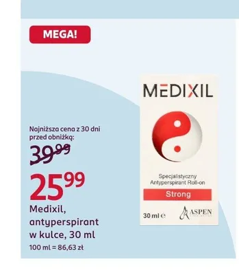 Antyperspirant w kulce Strong promocja w Rossmann