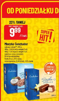 Mleczka Conchador promocja w POLOmarket