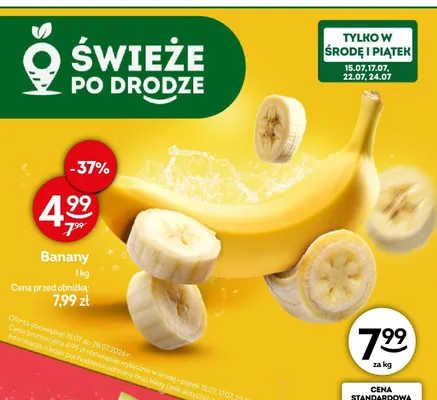 Banany promocja w Żabka