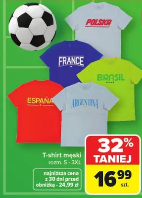 T-shirt męski promocja w Carrefour Market