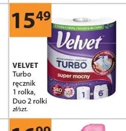 Ręcznik papierowy Turbo Velvet promocja w Drogerie Laboo
