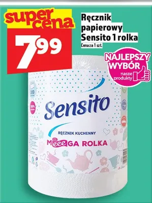Ręcznik papierowy Sensito 1 rolka promocja w TOPAZ
