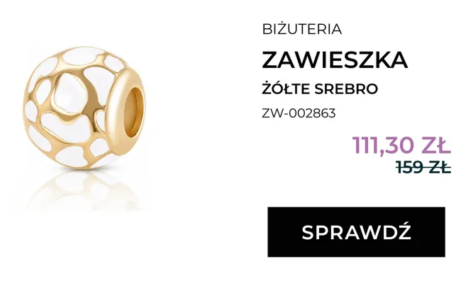 Zawieszka żółte srebro Briju ZW-002863 promocja w Briju