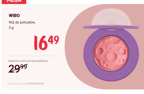 Róż do policzków promocja w Rossmann