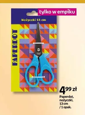 Nożyczki Paperdot 13 cm promocja w Empik