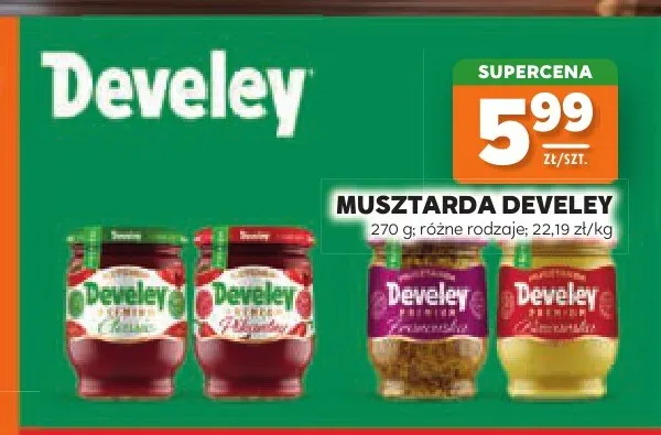 Musztarda Develey promocja w Stokrotka