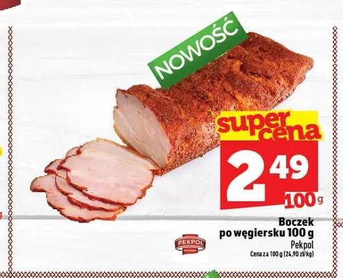 Boczek po węgiersku Pekpol promocja w TOPAZ