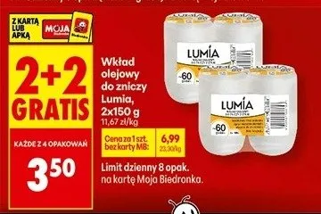 Wkład olejowy Lumia Cristell promocja w Biedronka