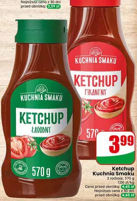 Ketchup pikantny Kuchnia Smaku promocja w Dino
