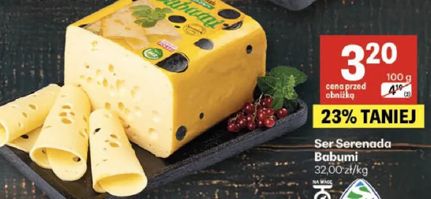Ser Serenada Babuni promocja w Delikatesy Centrum