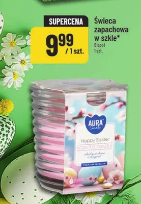 Świeca zapachowa w szkle promocja w POLOmarket