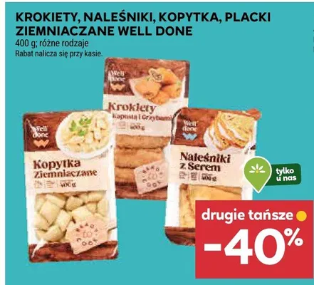 Krokiety kapuśniane i grzybowe promocja w Stokrotka