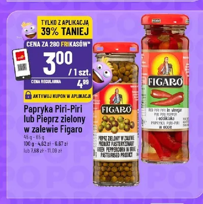Pieprz zielony w zalewie Figaro promocja w POLOmarket