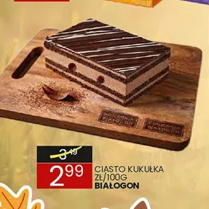 Ciasto Kukułka Białogon promocja w Wafelek