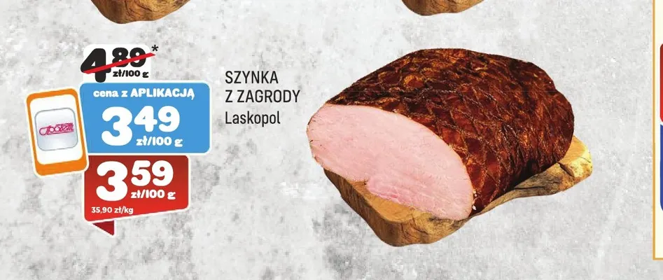 Szynka z zagrody Laskopol promocja w Społem Praga