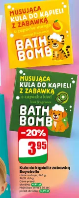 Musująca kula do kąpieli z zabawką Bayabelle o zapachu mango promocja w Dino