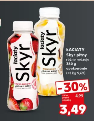 Skyr pitny Łaciate promocja w Kaufland