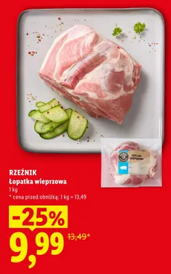 Łopatka wieprzowa Rzeźnik promocja w Lidl