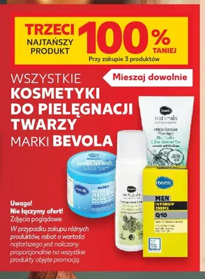 Kosmetyki do pielęgnacji twarzy marki Bevola promocja w Kaufland