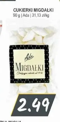 Cukierki migdałki Ada promocja w Słoneczko