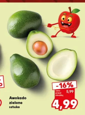 Awokado zielone promocja w Kaufland