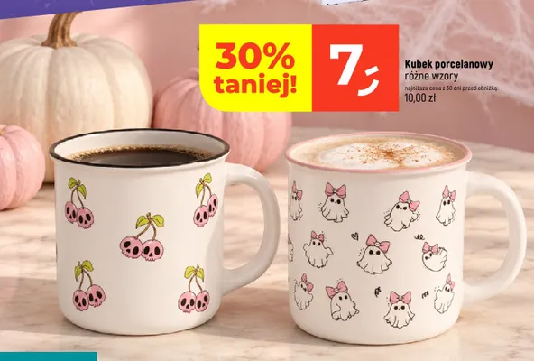 Kubek porcelanowy promocja w Dealz