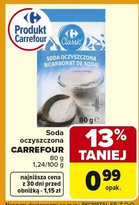 Soda oczyszczona promocja w Carrefour Market