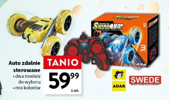 Auto zdalnie sterowane promocja w Intermarche
