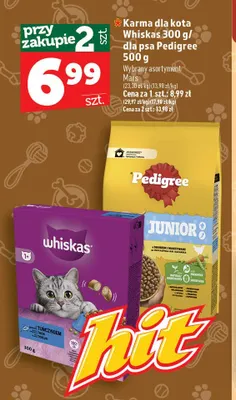 Karma dla kota Whiskas promocja w TOPAZ