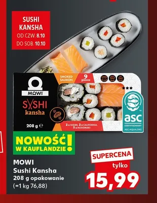 Sushi Kansha Mowi promocja w Kaufland