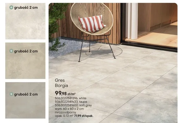 Gres Borgia  promocja w Castorama