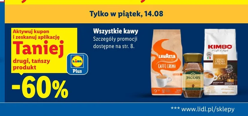 Kawa mielona Kimbo Espresso Di Napoli promocja w Lidl