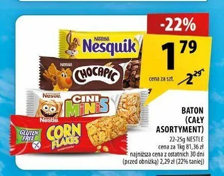 Baton Corn Flakes Nestlé promocja w Arhelan