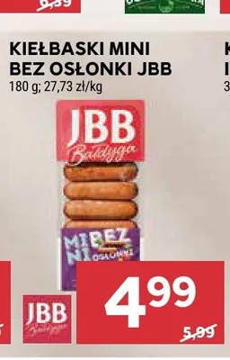 Kiełbaski mini bez osłonki JBB promocja w Stokrotka
