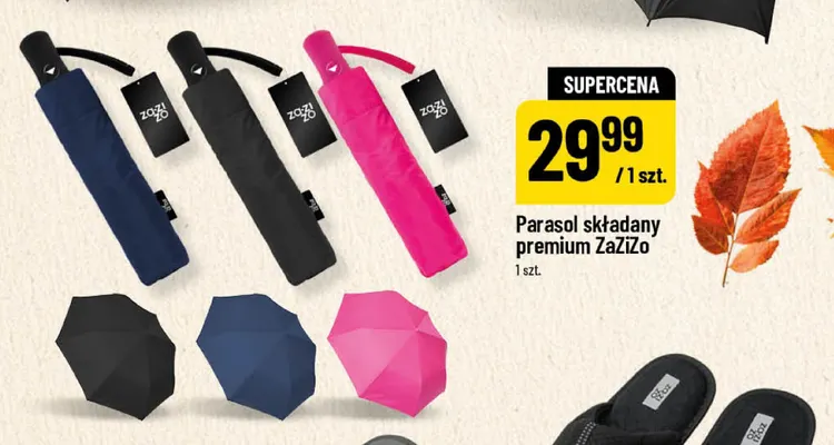 Parasol składany premium ZaZiZo promocja w POLOmarket