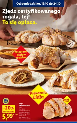 Rogal świętomarciński Piekarnia Lidla promocja w Lidl
