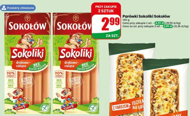Zapiekanka z pieczarkami SmakMak promocja w Dino