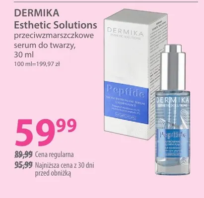 Przeciwzmarszczkowe serum do twarzy Dermika Esthetic Solutions promocja w Hebe