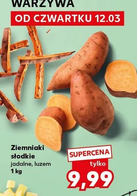 Ziemniaki słodkie jadalne, luzem promocja w Kaufland