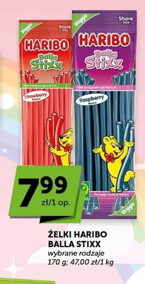 Żelki Haribo Balla Stixx Raspberry promocja w Euro Sklep