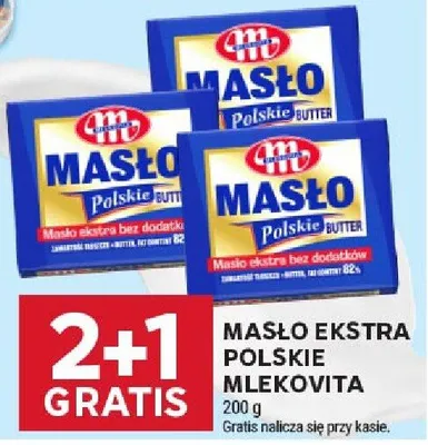 Masło ekstra polskie promocja w Stokrotka