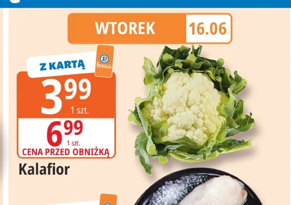 Kalafior promocja w Leclerc