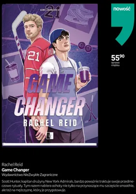 Książka Game Changer Rachel Reid oprawa miękka promocja w Empik