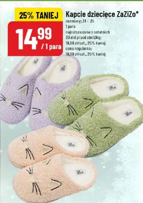 Kapcie dziecięce  promocja w POLOmarket