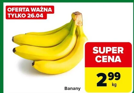 Banany Carrefour Express promocja w Carrefour Express