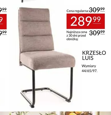 Krzesło Luis promocja w Abra Meble