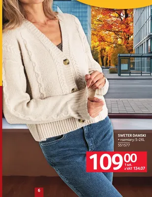 Sweter damski promocja w Selgros